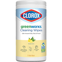 Lingettes nettoyantes GreenWorks, 75 lingettes Helyx Safety & Industrial Supplies