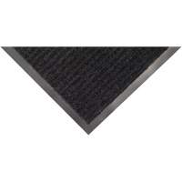 Twin Rib Matting, Wiper/Scraper, 3' x 5' x 1/4", Charcoal Helyx Safety & Industrial Supplies