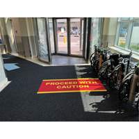 Supreme Knob Entrance Matting, Wiper/Scraper, 6-1/2' x 75-1/2' x 7/16", Charcoal Helyx Safety & Industrial Supplies