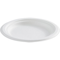 Assiette ronde en fibre compostable Helyx Safety & Industrial Supplies
