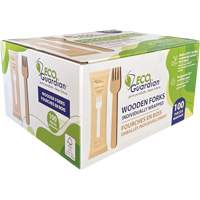 Individually Wrapped Wooden Forks Helyx Safety & Industrial Supplies