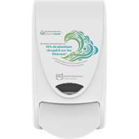 Distributeur de savon manuel Proline Wave, Pompe, Capacit&eacute; de 1000 ml, Format Cartouche de recharge Helyx Safety & Industrial Supplies