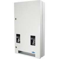 Surface Mounted Double Napkin/Tampon Vendor Helyx Safety & Industrial Supplies
