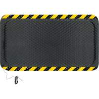 Tapis conductible Hog Heaven, 3' la x 5' lo, 5/8" &eacute;paisseur, Noir/Jaune, Nitrile Helyx Safety & Industrial Supplies