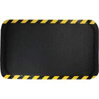 Hog Heaven Mat, Diamond, 3' x 5' x 5/8", Black/Yellow, Nitrile Helyx Safety & Industrial Supplies