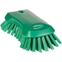 Brosse &agrave; main, Soies Tr&egrave;s ferme, Longueur de 9-1/10", Vert Helyx Safety & Industrial Supplies
