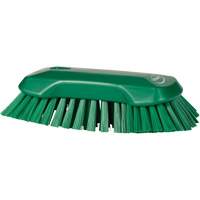 Brosse &agrave; main, Soies Tr&egrave;s ferme, Longueur de 9-1/10", Vert Helyx Safety & Industrial Supplies