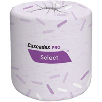 Papier hygi&eacute;nique Pro Select, 2 Pli, 420 Feuilles/Rouleu, Blanc Helyx Safety & Industrial Supplies