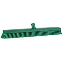 Balai-brosse robuste, Crins Fin/Ferme, 24", Vert Helyx Safety & Industrial Supplies