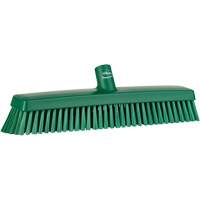 T&ecirc;te de balai-brosse, Crins Fin/Ferme, 16-1/2", Polyester/Polypropyl&egrave;ne, Vert Helyx Safety & Industrial Supplies