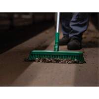 T&ecirc;te de balai-brosse, Crins Fin/Ferme, 16-1/2", Polyester/Polypropyl&egrave;ne, Vert Helyx Safety & Industrial Supplies