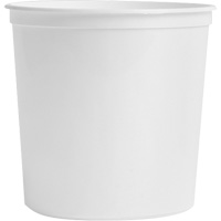 Contenant de rangement pour la nourriture, Plastique, Capacit&eacute; de 2 L, Blanc Helyx Safety & Industrial Supplies