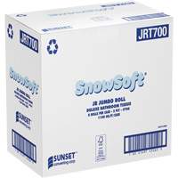 Papier hygi&eacute;nique de luxe Snowsoft, Rouleau G&eacute;ant, 2 Pli, Blanc Helyx Safety & Industrial Supplies