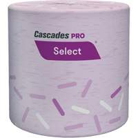 Papier hygi&eacute;nique PRO Select, 1 Pli, 1000 Feuilles/Rouleu, Blanc Helyx Safety & Industrial Supplies