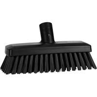 Balai compact pour murs et terrasses, Crins Ferme, 8-9/10", Polyester/Polypropyl&egrave;ne, Noir Helyx Safety & Industrial Supplies