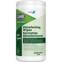 Lingettes d&eacute;sinfectantes EcoClean, 75 lingettes Helyx Safety & Industrial Supplies