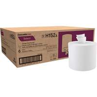 Rouleau d'essuie-tout en papier, 2 pli, D&eacute;rouler par le centre Helyx Safety & Industrial Supplies