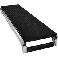 Trousse de plateforme de travail modulaire en aluminium lisse FOUNDATION, 18" la x 72" pr, Capacit&eacute; de 400 lb, Enti&egrave;rement soud&eacute; Helyx Safety & Industrial Supplies