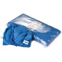 Chiffon de d&eacute;poussi&eacute;rage et nettoyage, Microfibre, Bleu Helyx Safety & Industrial Supplies