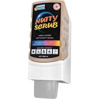 Nettoyant &agrave; mains avec exfoliant en coquille de noyer Nutty Scrub, Pierre ponce, 2000 ml, Cartouche en plastique, Sans parfum Helyx Safety & Industrial Supplies