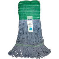 Wide-Band Mop Head, Antimicrobial/Floor Finishing/Specialty, Cotton/Rayon/Synthetic, Loop Style Helyx Safety & Industrial Supplies