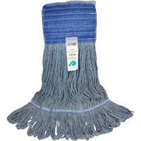 Wide-Band Mop Head, Antimicrobial/Floor Finishing/Specialty, Cotton/Rayon/Synthetic, Loop Style Helyx Safety & Industrial Supplies