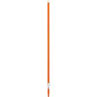 Handle, Broom/Brush/Dust Mop/Pad Holder/Scraper/Squeegee/Wet Mop, Orange, Telescopic, 62" - 109-2/5" L Helyx Safety & Industrial Supplies