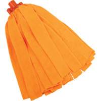 Vadrouille &agrave; fente, orange, Microfibre, Style Coup&eacute; Helyx Safety & Industrial Supplies