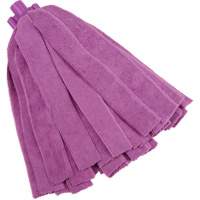 Vadrouille &agrave; fente, mauve, Microfibre, Style Coup&eacute; Helyx Safety & Industrial Supplies