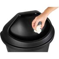 Lid for Half-Round Garbage Bin, Half Round Lid, Polyethylene Helyx Safety & Industrial Supplies