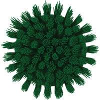 Brosse ronde HyDrive pour perceuse, Soies Tr&egrave;s ferme, Longueur de 3-1/10", Vert Helyx Safety & Industrial Supplies