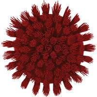 Brosse ronde HyDrive pour perceuse, Soies Tr&egrave;s ferme, Longueur de 3-1/10", Rouge Helyx Safety & Industrial Supplies