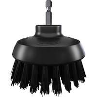 Brosse ronde HyDrive pour perceuse, Soies Tr&egrave;s ferme, Longueur de 3-1/10", Noir Helyx Safety & Industrial Supplies