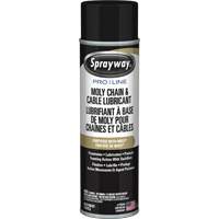 Lubrifiant au molybd&egrave;ne Pro Line pour chaînes et c&acirc;bles, Canette a&eacute;rosol Helyx Safety & Industrial Supplies