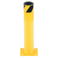 Butoir de s&eacute;curit&eacute;, Acier, 24" h x 4,5" la, Jaune Helyx Safety & Industrial Supplies