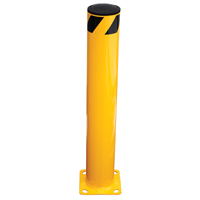 Butoir de s&eacute;curit&eacute;, Acier, 36" h x 5,5" la, Jaune Helyx Safety & Industrial Supplies