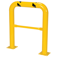 High Profile Machinery Guards, 3' W x 3.5' H, Yellow Helyx Safety & Industrial Supplies