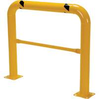 High Profile Machinery Guards, 4' W x 3.5' H, Yellow Helyx Safety & Industrial Supplies