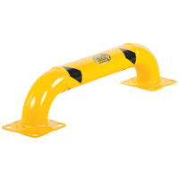 Low Profile Rack Guards, 3' W x 0.75' H, Yellow Helyx Safety & Industrial Supplies