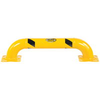 Low Profile Rack Guards, 3' W x 0.75' H, Yellow Helyx Safety & Industrial Supplies