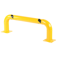 Low Profile Rack Guards, 4' W x 1.4' H, Yellow Helyx Safety & Industrial Supplies