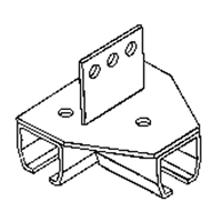 Support de montage sur poutre pour murs-rideaux Helyx Safety & Industrial Supplies