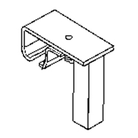 Support de rail &agrave; roulement pour quincaillerie de support au plancher Helyx Safety & Industrial Supplies