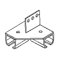 Raccord pour joint d'angle de 90° pour murs-rideaux mont&eacute;s sur poutre Helyx Safety & Industrial Supplies