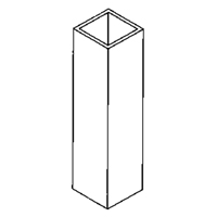 Montant pour murs-rideaux mont&eacute;s au sol Helyx Safety & Industrial Supplies