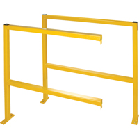 Protecteurs de p&eacute;rim&egrave;tre - Style tubulaire, 48" la x 49-1/2" h, Jaune Helyx Safety & Industrial Supplies