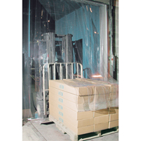 Portes &agrave; lani&egrave;res, 10' x 10' Ouverture de la porte, Largeur des lani&egrave;res 12", &eacute;paisseur  des lani&egrave;res 0,120" Helyx Safety & Industrial Supplies