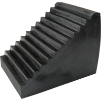 Wheel Chock, 9-1/2" x 6-1/2" x 7-1/2", Black Helyx Safety & Industrial Supplies