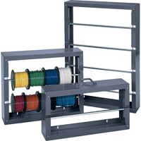 SUPPORT BOBINES DE FILMETALLIQUE (1 TIGE), De base, 6" la x 26-1/8" p x 10-3/8" h Helyx Safety & Industrial Supplies