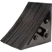 Wheel Chock, 8" x 8" x 8", Black Helyx Safety & Industrial Supplies
